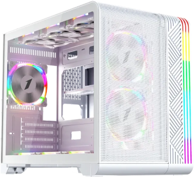 Компьютерный корпус 1STPLAYER VT6 ARGB White (VT6-WH-3FS7-W) купить! 