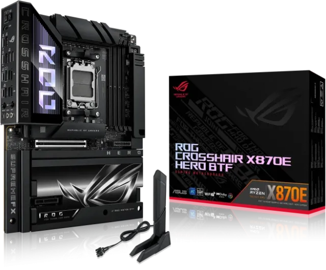 Материнская плата ASUS ROG CROSSHAIR X870E HERO BTF WIFI 7 (90MB1MX0-M0EAY0) купить! 