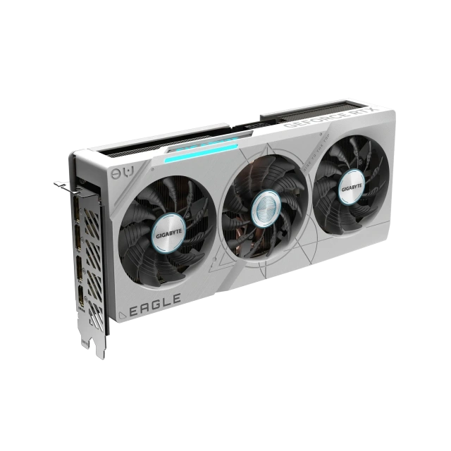 Видеокарта GIGABYTE GeForce RTX 4070 Ti SUPER EAGLE OC ICE (GV-N407TSEAGLEOCICE-16GD), Retail купить! 