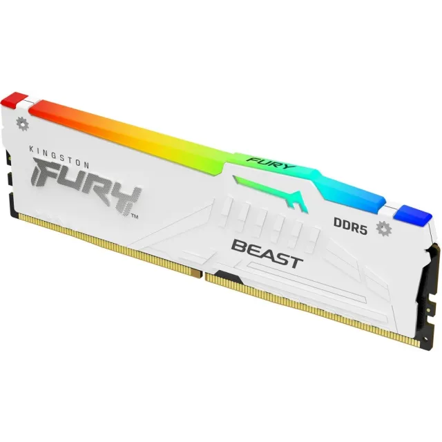 Оперативная память 16 Gb 5600 MHz Kingston FURY Beast RGB White (KF556C36BWEA-16) купить! 