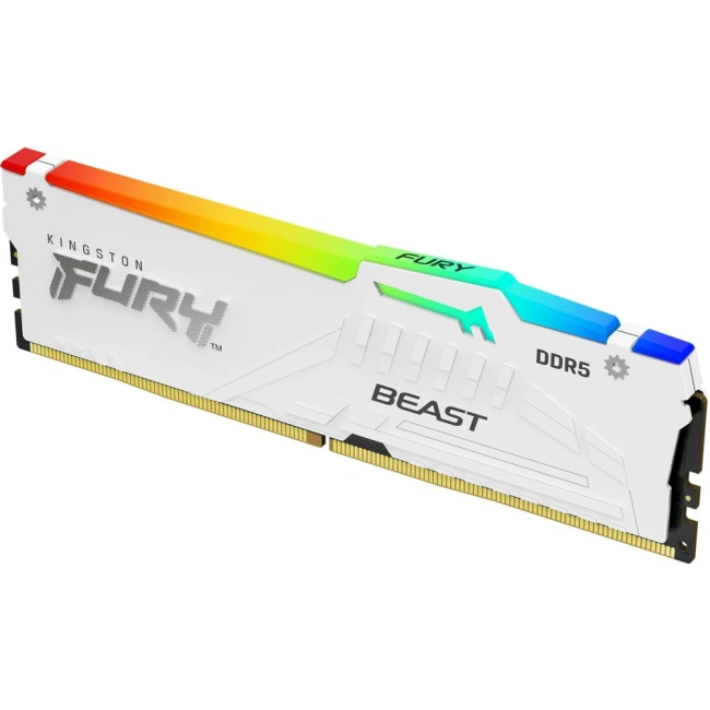 Оперативная память 16 Gb 5600 MHz Kingston FURY Beast RGB White (KF556C36BWEA-16) купить! 