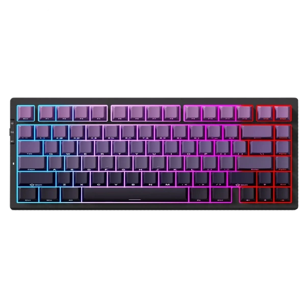 Фото - Механическая беспроводная клавиатура MCHOSE G75 PRO цвет-розовый градиент, русская раскладка