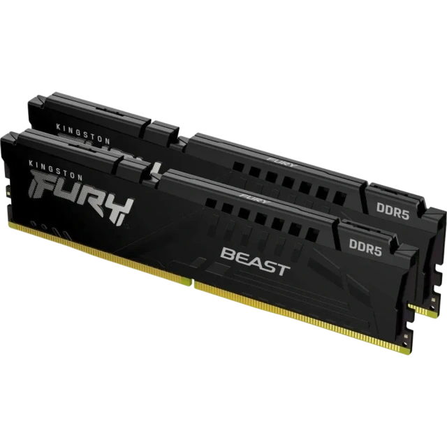 Оперативная память DDR5 64 Gb 6000 MHz Kingston FURY Beast Black (KF560C30BBK2-64) купить! 
