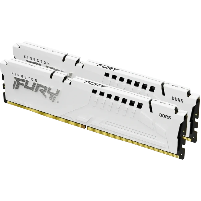 Оперативная память DDR5 64 Gb 5600 MHz Kingston FURY Beast White (KF556C40BWK2-64) купить! 