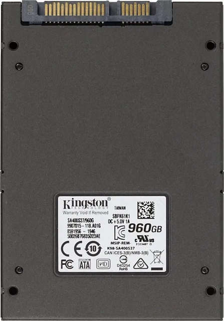 Накопитель SSD Kingston 960 Gb A400 SA400S37/960G купить! 