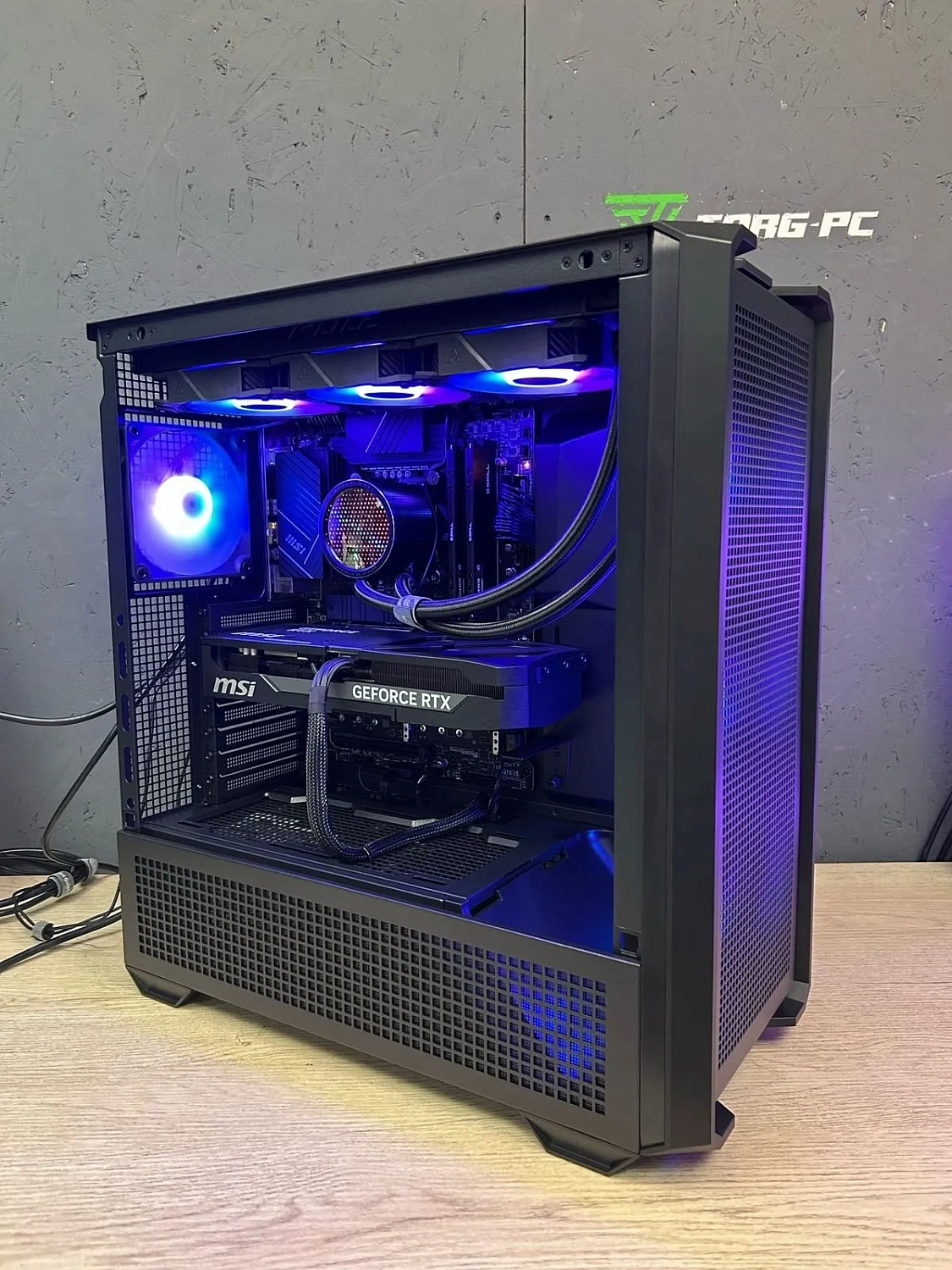 Игровой компьютер 989720 (Ryzen 7 9800X3D 4,7 ГГц/AMD B850/32 ГБ DDR5 6 ГГц/2048 ГБ SSD/RTX 5070 12 ГБ/Wi-Fi/1000W/MSI MAG FORGE 320R AirFlow TG ARGB)