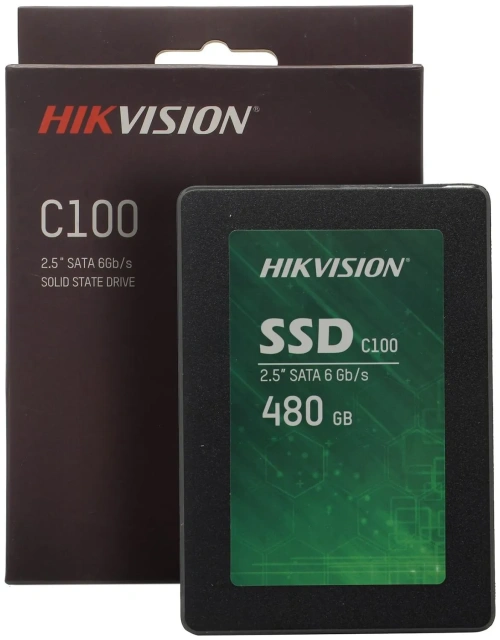 Твердотельный накопитель SSD 480 ГБ 2.5" SATA Hikvision (HS-SSD-C100/480G) купить! 
