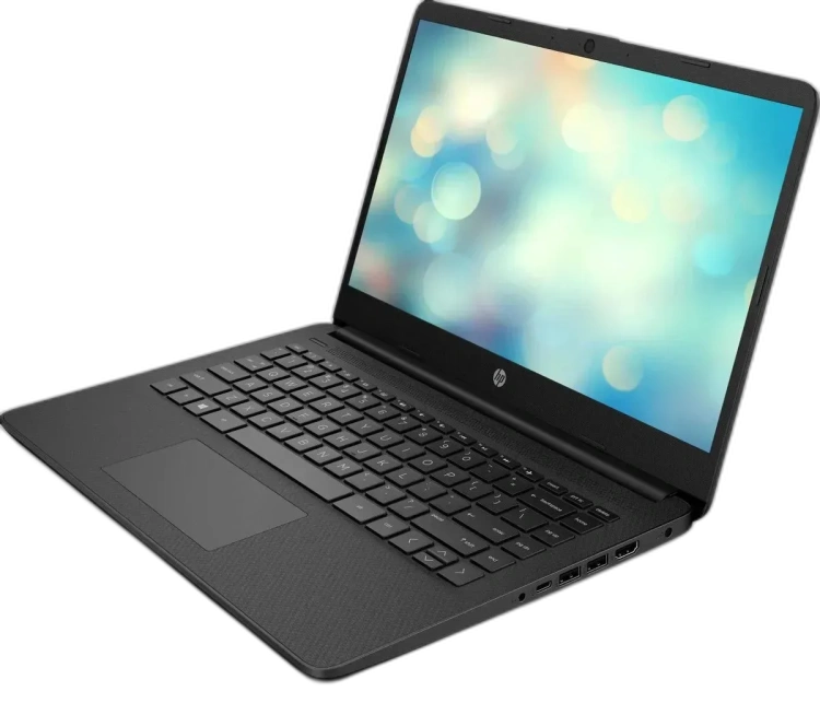 Ноутбук HP 14s-dq20128ur (Pentium Gold 7505 2.0Ghz/14"/1920x1080/8Gb/256Gb SSD/Intel UHD Graphics/Win 11 Home) Black - фото