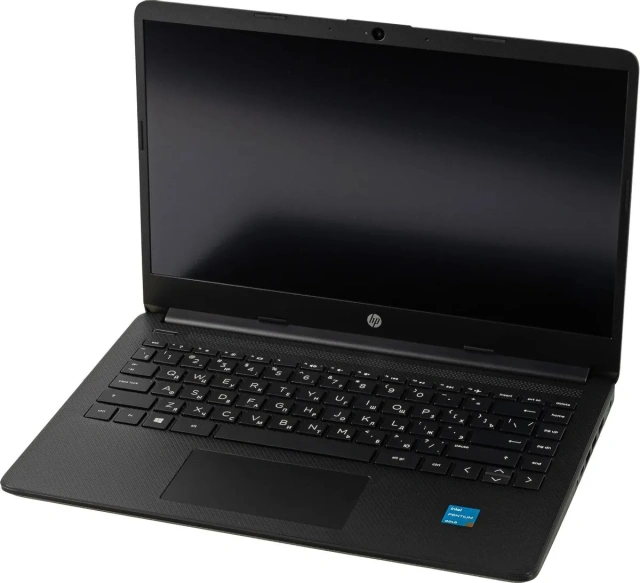 Ноутбук HP 14s-dq2012ur (Pentium Gold 75052.0Ghz/14"/1920x1080/4Gb/256Gb SSD/Intel UHD Graphics/DOS) - фото