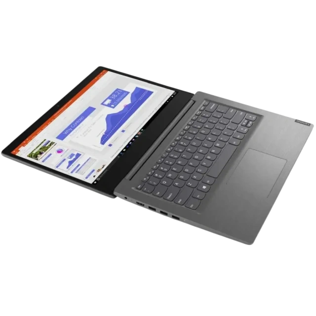Ноутбук Lenovo V14-IIL (Core i7 1065G1 1.3Ghz/14" FHD/8Gb/256Gb SSD/Intel UHD Graphics/Wi-Fi/Bluetooth/Win 10 Pro) 82C400S6RU, Grey - фото