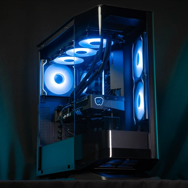 Игровой компьютер 992938 (Ryzen 9 9900X 4.4 ГГц/AMD X870/32 ГБ DDR5 6.0 ГГц/1024 ГБ SSD/RTX 5060 Ti 16 ГБ/Wi-Fi/850W/Cougar FV270 RGB Черный) - купить по выгодной цене!
