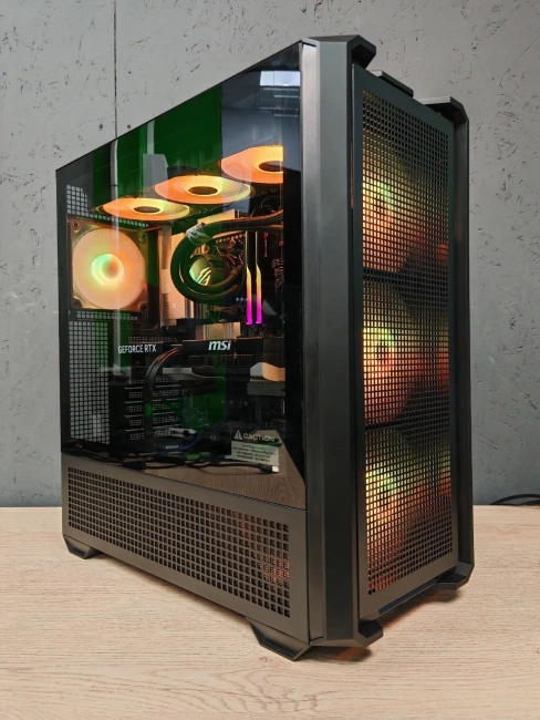 Игровой компьютер 691843 (i7-14700K 3.4 ГГц/Z790/32 ГБ 6000 MHz DDR5/1 ТБ SSD/RTX 5090 32 ГБ/Wi-FI/1000W/Cougar MX600 RGB черный) - купить по выгодной цене!