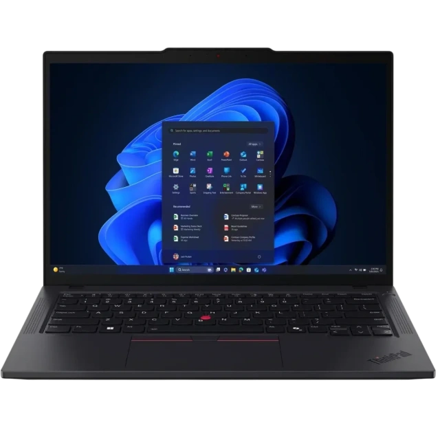 Ноутбук Lenovo ThinkPad T14 Gen 6 (AMD Ryzen 7 PRO 350/14" 1920x1200/16Gb/512Gb SSD/Win 11 Pro) 21QJ00CNUS,Черный, Русская клавиатура - фото