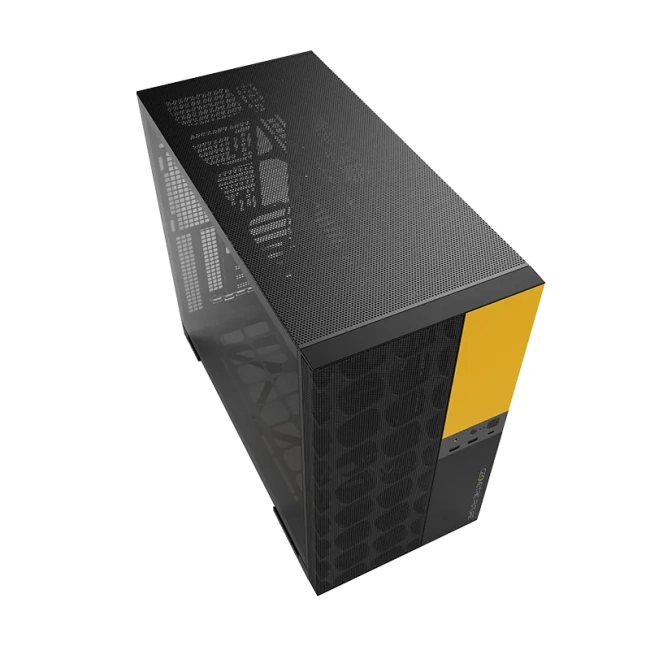 Компьютерный корпус Geometric Future Model 5 ARGB Vent Black Yellow with fans (1AM5VTBY01100) купить! 