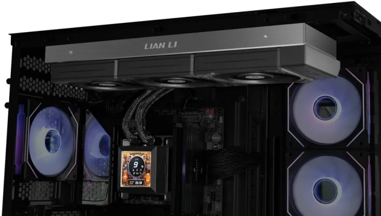 Система водяного охлаждения Lian Li HydroShift LCD 360S Black (G89.GHSLCD36SB.R0) купить! 