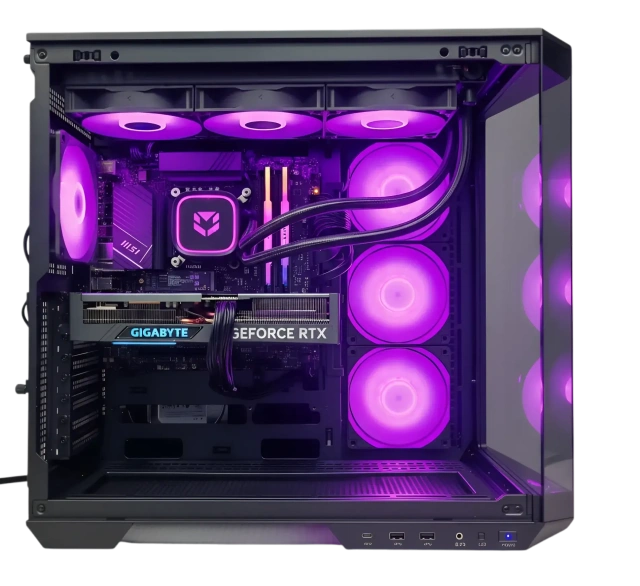 Игровой компьютер 989795 (Ryzen 9 9950X 4,3 ГГц/AMD B850/32 ГБ DDR5 6 ГГц/2048 ГБ SSD/RTX 4070 12 ГБ/Wi-Fi/1000W/MSI MAG Pano 100R PZ Black) - купить по выгодной цене!