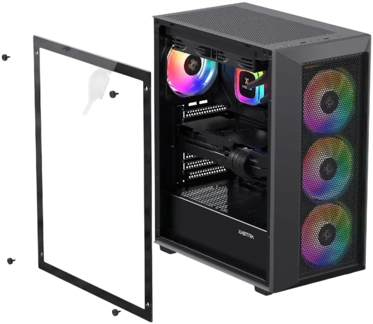 Офисный компьютер 990511 (Core i5-14400 2,5 ГГц/Intel B760/16 ГБ DDR4 3,6  ГГц/1024 ГБ SSD/Wi-Fi/650W/XASTRA A406 4ARGB Black) - купить! 