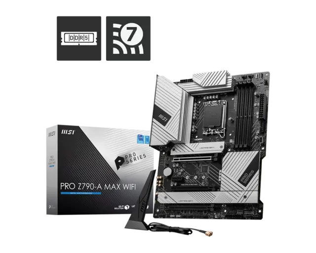 Материнская плата MSI PRO Z790-A MAX WIFI DDR5 купить! 