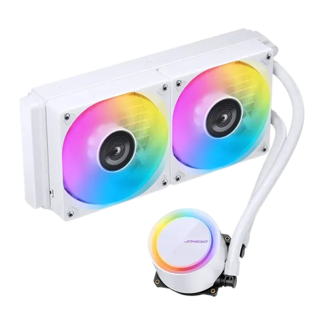 Система водяного охлаждения JONSBO TG-240 ARGB White PWM купить! 