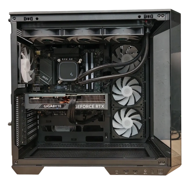 Игровой компьютер 990337 (Core Ultra 7 265K 3,9 ГГц/Intel Z890/96 ГБ DDR5 6 ГГц/1024 ГБ/RTX 4070 12 ГБ/Wi-Fi/1000W/MSI MAG Pano 100R PZ Black) - купить по выгодной цене!