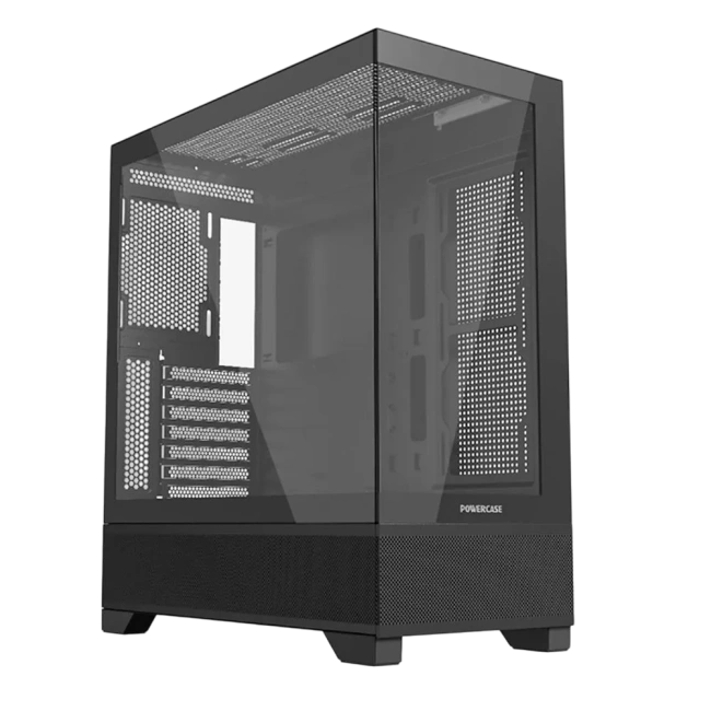 Компьютерный корпус Powercase Luminous TG Black CLB-L0 купить! 
