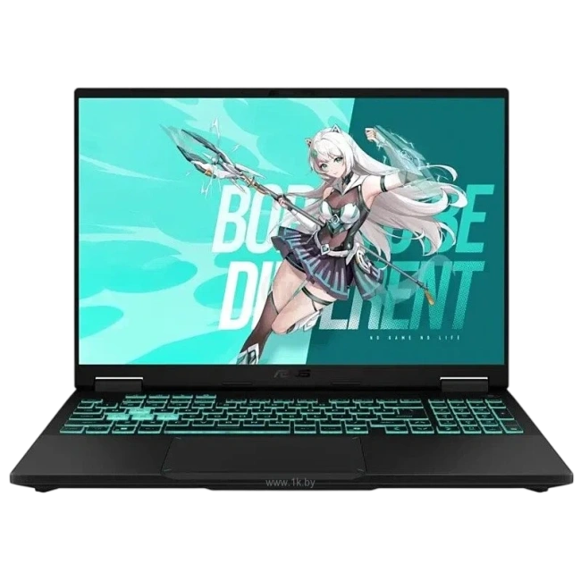 Ноутбук Asus TUF Gaming F16 FA608UM260-0EAEXHB8X10 (AMD Ryzen 7 260/16" 2560x1600/16Gb/1024Gb SSD/NVIDIA GeForce RTX 5060 8Gb/Win 11 Home) Gray - фото