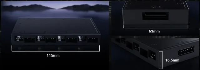 Разветвитель питания ID-COOLING HA-08 PWM ARGB Ports купить! 