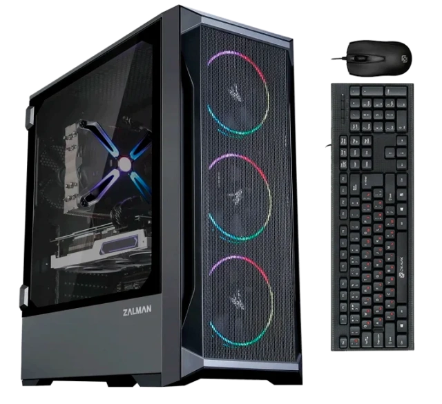 Игровой компьютер 672215 ( Ryzen 9 5900X 3.7 ГГц/AMD X570/8 ГБ DDR4 3.6 ГГц/256 ГБ SSD/GeForce RTX 3060 Ti 8 ГБ/Блок 850W/Корпус Zalman Z8 MS/Win 10 Pro Trial) - купить по выгодной цене!