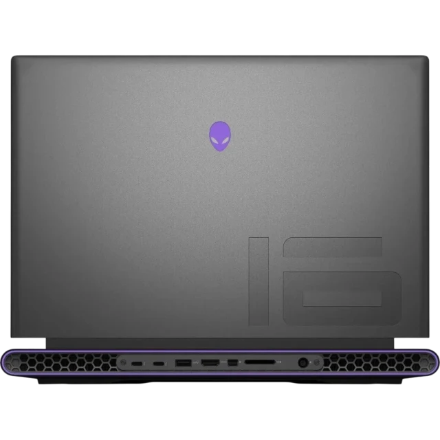 Ноутбук Dell Alienware M16 (AMD Ryzen 9 7845HX 3.0GHz/16" 2560x1600/16Gb/1Tb SSD/NVIDIA GeForce RTX 4080 12Gb/Win 11 Pro) Dark Metallic Moon - фото
