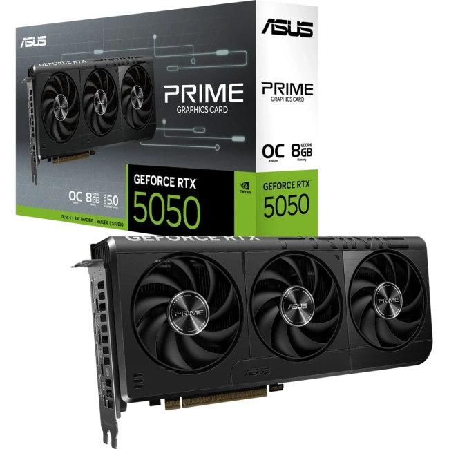 Видеокарта ASUS GeForce RTX 5050 PRIME OC (PRIME-RTX5050-O8G), Retail купить! 