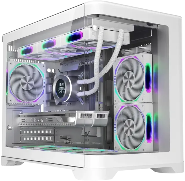 Компьютерный корпус 1STPLAYER UVIEW UV6 White (UV6-WH) купить! 