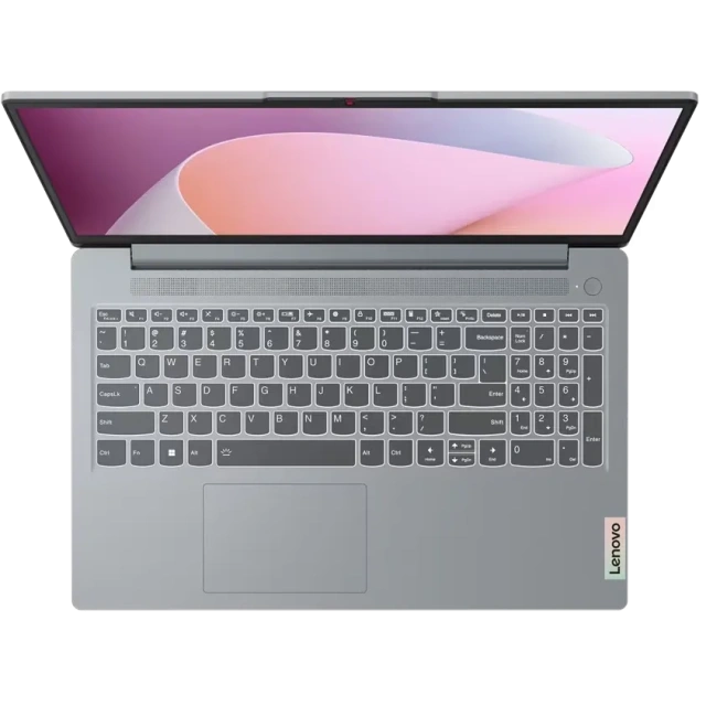 Ноутбук Lenovo IdeaPad Slim 3 15AMN8 (AMD Ryzen 5 7520U/15.6"/1920x1080/16GB/512GB SSD/No OS) Arctic Gray - фото