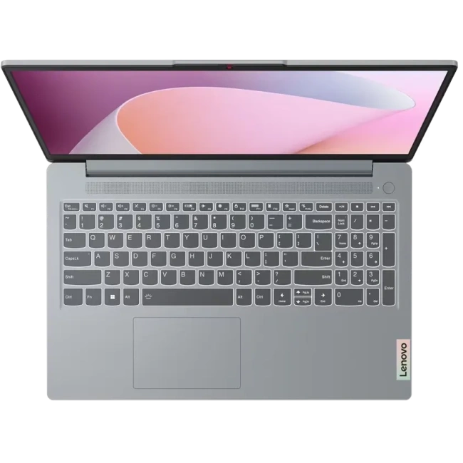 Ноутбук Lenovo IdeaPad Slim 3 15AMN8 (AMD Ryzen 5 7520U/15.6"/1920x1080/16GB/512GB SSD/No OS) Arctic Gray - фото