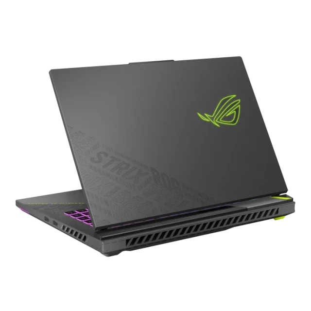 Ноутбук Asus ROG Strix G614FR (AMD Ryzen 9 9955HX/16"/2560x1600/32GB/4Tb SSD/GeForce RTX 5070Ti 12GB/Win 11 Pro) Green - фото