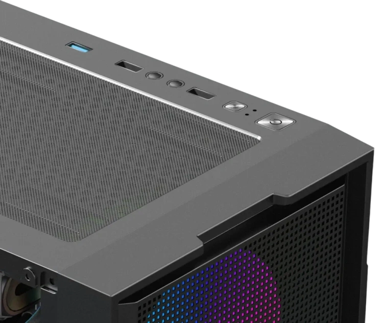 Компьютерный корпус XASTRA A301 4FRGB Black (A301-BK-FC120FRGB-4F-GL) купить! 