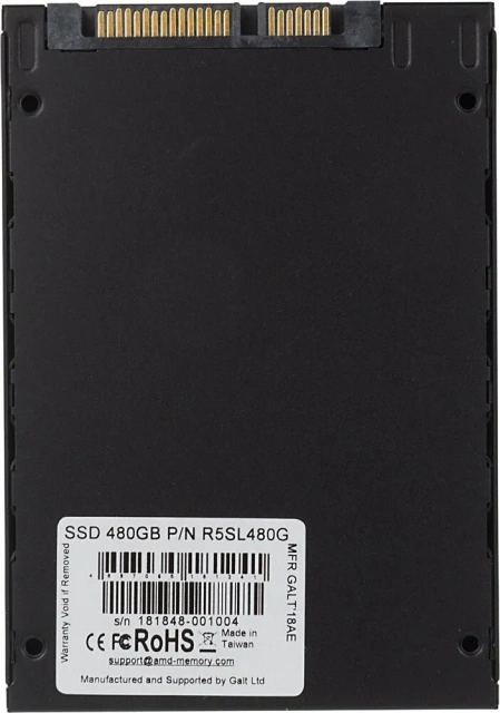 Твердотельный накопитель SSD 480 ГБ 2.5" SATA AMD Radeon R5 (R5SL480G) купить! 