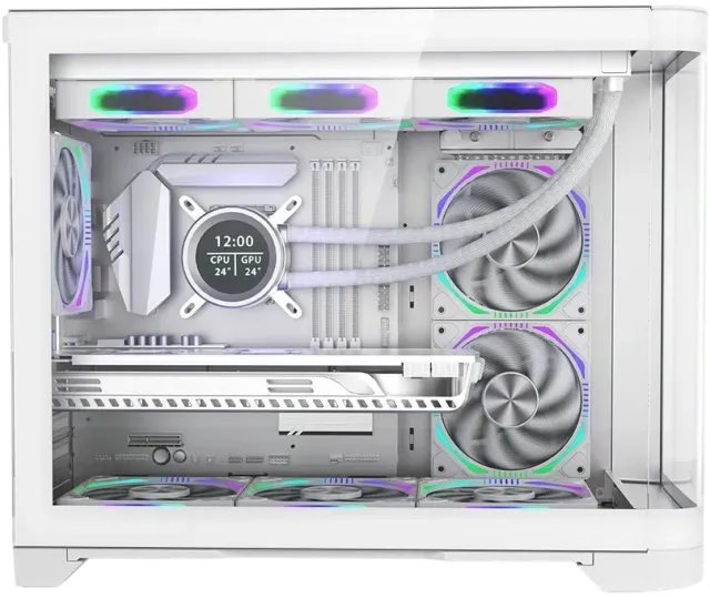 Компьютерный корпус 1STPLAYER UVIEW UV6 White (UV6-WH) купить! 