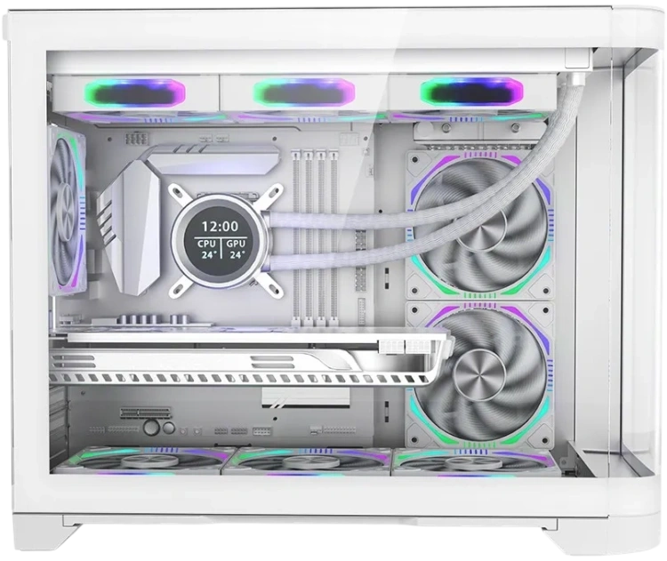 Компьютерный корпус 1STPLAYER UVIEW UV6 White (UV6-WH) купить! 