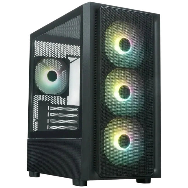 Компьютерный корпус XASTRA A411M 4ARGB-FC TG Black (A411M-4FC12A) купить! 