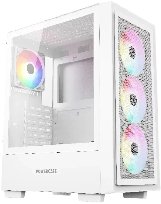 Компьютерный корпус Powercase Mistral AY4W ARGB TG White (CMAYW-A4) купить! 