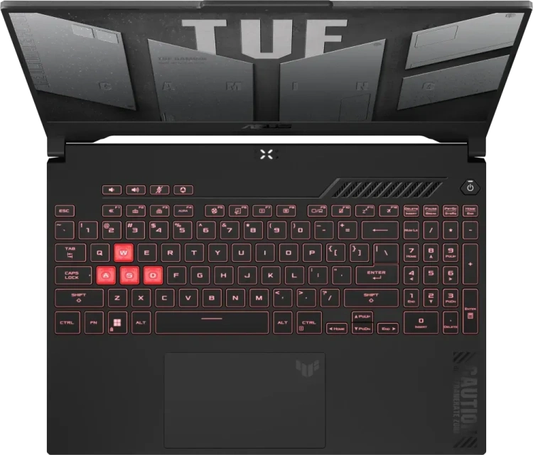 Ноутбук ASUS TUF Gaming FA507NUR (AMD Ryzen 7 7435H/15.6" FHD/16Gb/2048Gb SSD/NVIDIA GeForce RTX 4050/Win 11 Pro) Серый - фото