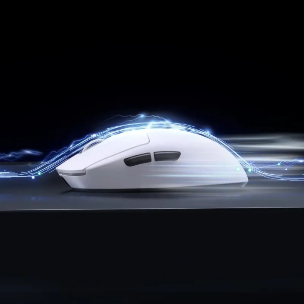 Мышь беспроводная mchose A7 PRO, радиоканал/bluetooth, 8KHz, белая