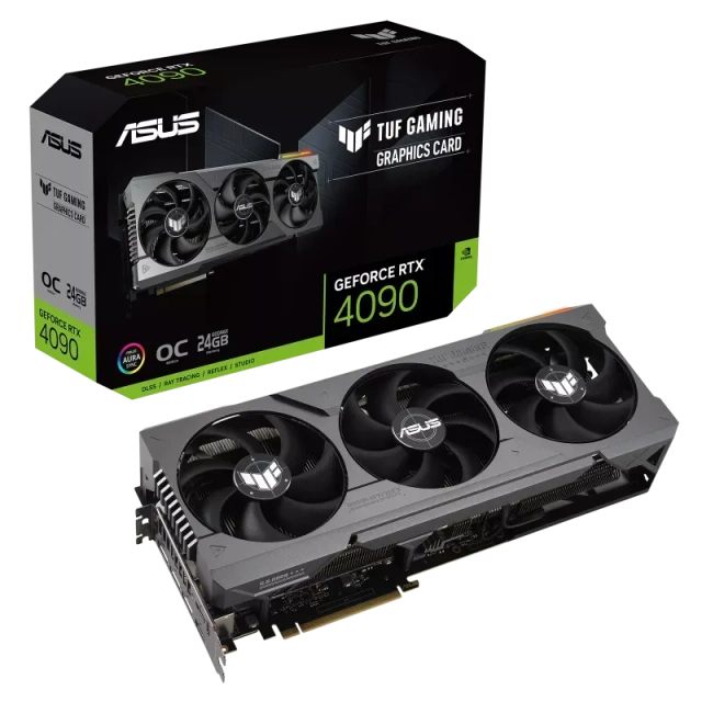 Видеокарта ASUS TUF Gaming GeForce RTX 4090 OC Edition 24GB (TUF-RTX4090-O24G-GAMING) купить! 