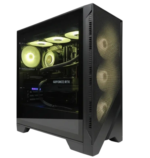 Игровой компьютер 990490 (Ryzen 9 5950X 3,4 ГГц/AMD B550/32 ГБ 3,2 ГГц/1024 ГБ SSD/RTX 5070 12 ГБ/Wi-Fi/750W/MSI MAG FORGE 320R AirFlow TG ARGB) - купить по выгодной цене!