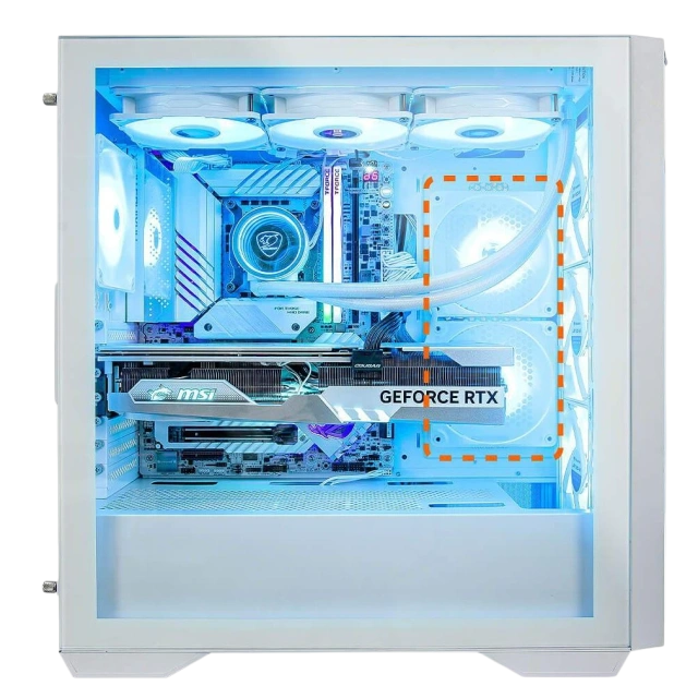 Игровой компьютер WHITE TROOPER FRESH [ RTX 5070 Ti 16 ГБ | Ryzen 7 9800X3D | 32 ГБ | 1 ТБ SSD ] - купить по выгодной цене!