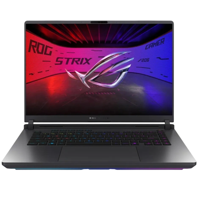 Ноутбук Asus ROG Strix 16 G615JMR-AS74 (Core i7-14650HX/16" 2560x1600/16Gb/1Tb SSD/NVIDIA GeForce RTX 5060/Win 11 Home) Gray - фото
