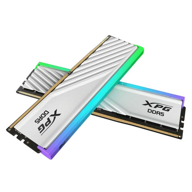 Оперативная память DDR5 32 Gb 6000 MHz ADATA XPG Lancer Blade RGB White (AX5U6000C3416G-DTLABRWH) купить! 
