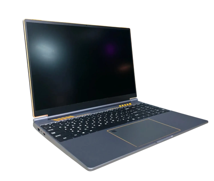 Ноутбук для работы и учебы HY160 (Intel N95/16"/1920x1200/16Gb/512GB SSD/Win 11 Pro) Grey with orange inserts - фото