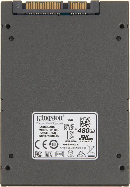 Твердотельный накопитель Kingston 480 Gb SA400S37/480G купить! 