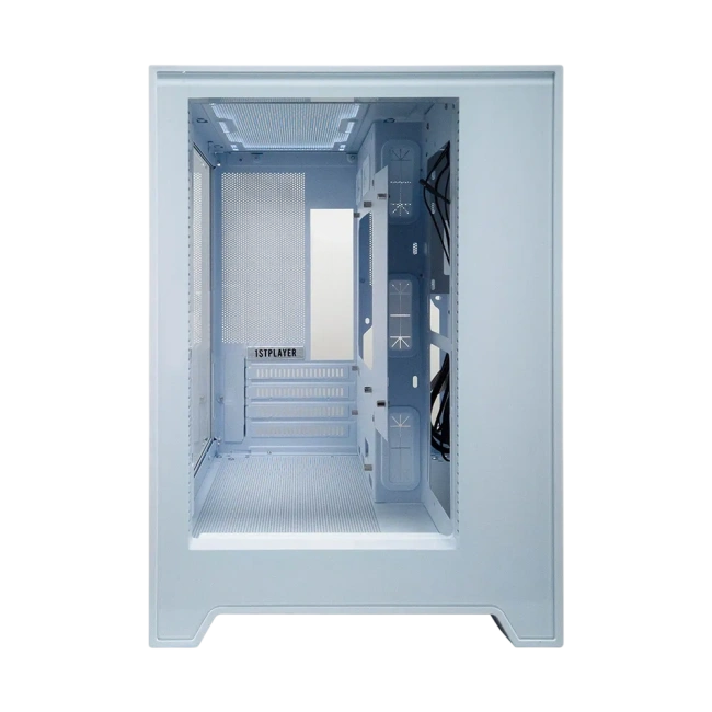 Компьютерный корпус 1STPLAYER STEAM PUNK SP6 TG (SP6-G-WH) White купить! 